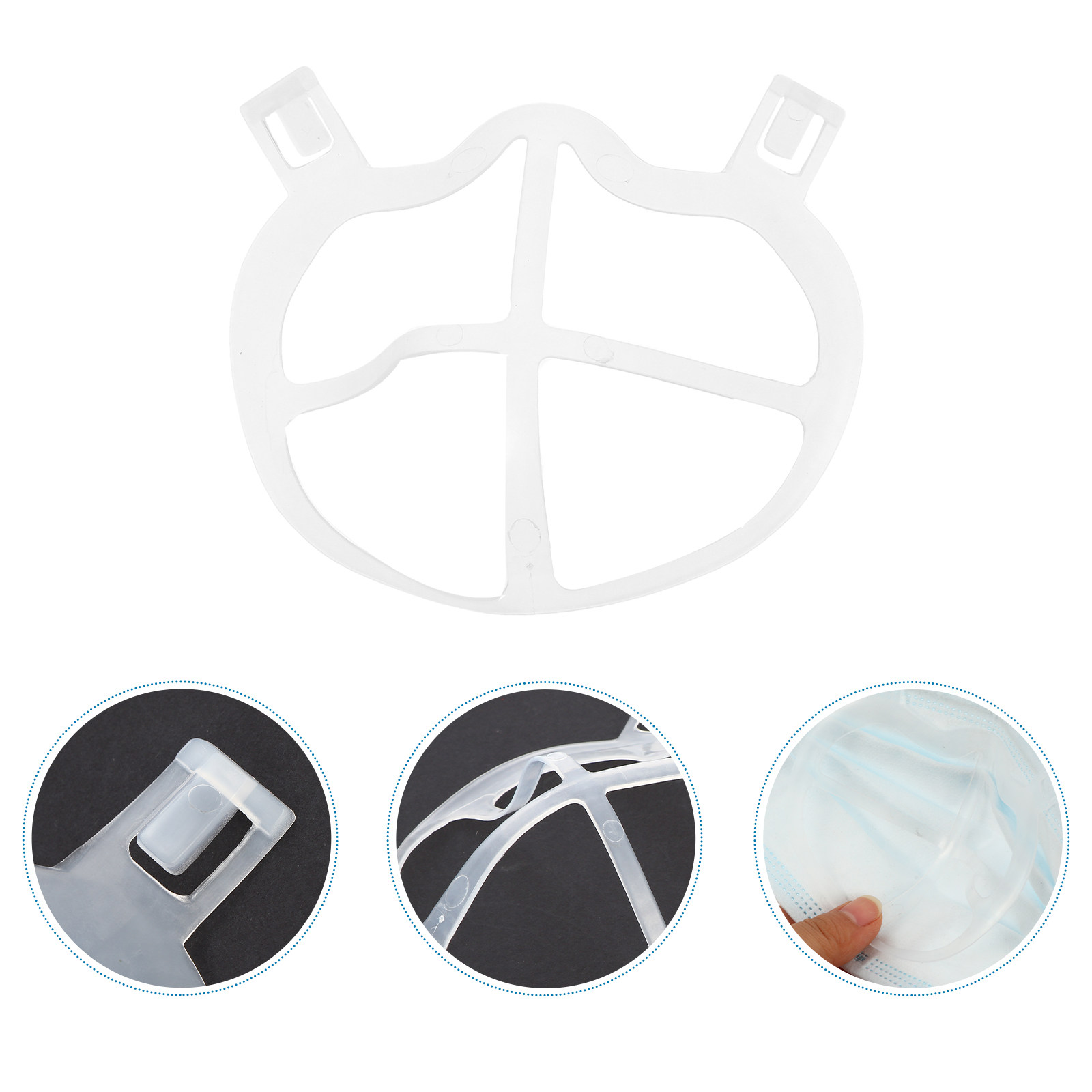 Silicone Mask Bracket - 10 قطع من حامل القناع الداخلي،