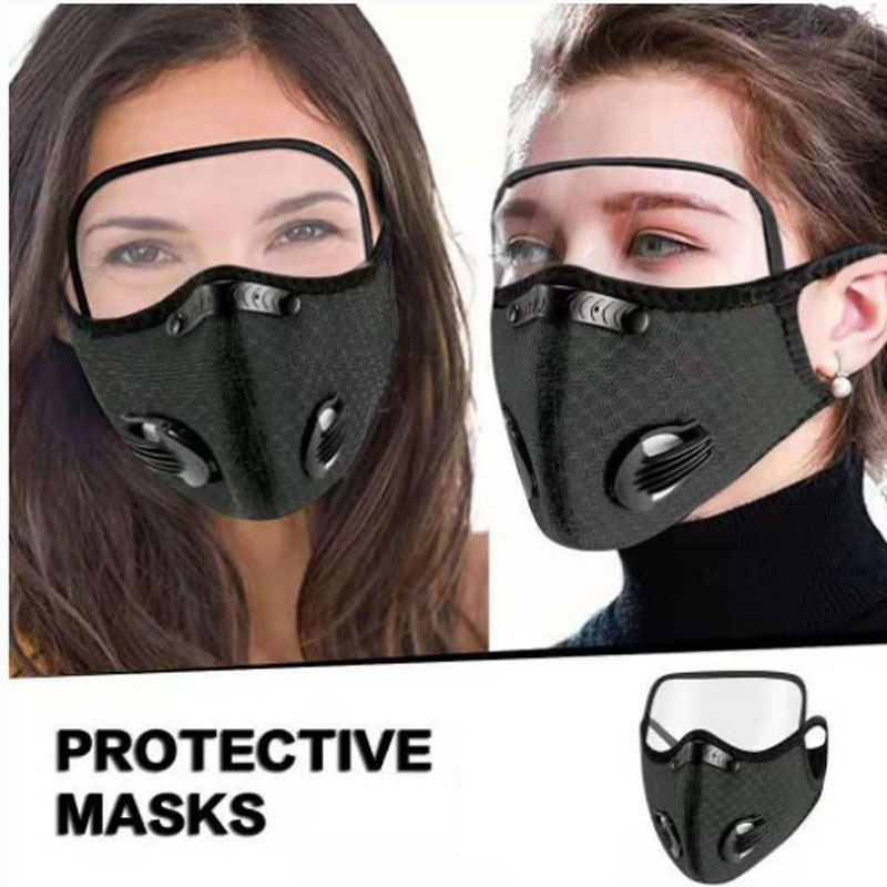 Anti Pollution Mask - قناع وجه للدراجات، رياضي، قابل للغسل،