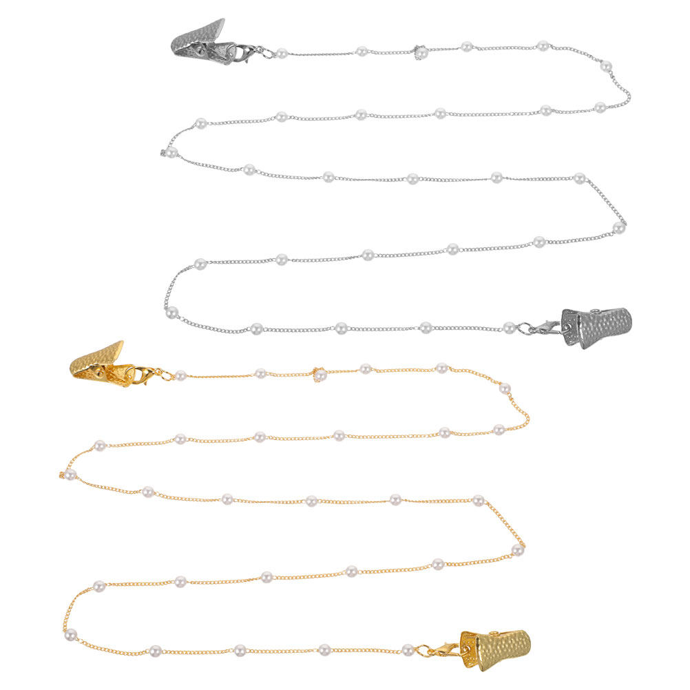 Mask Chain Holder - قطعتان من حبل النظارات المزخرف بالخرز