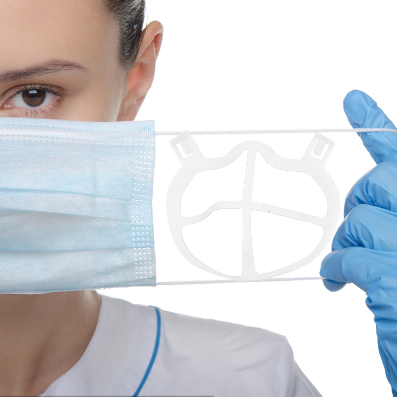 10 قطع من حامل القناع الداخلي، - مراجعة Silicone Mask Bracket وسعره