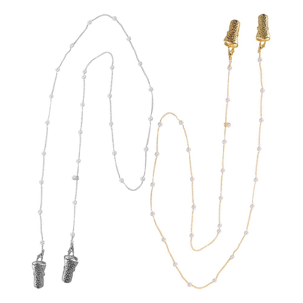 قطعتان من سلسلة النظارات المزي - مراجعة Mask Chain Holder وسعره