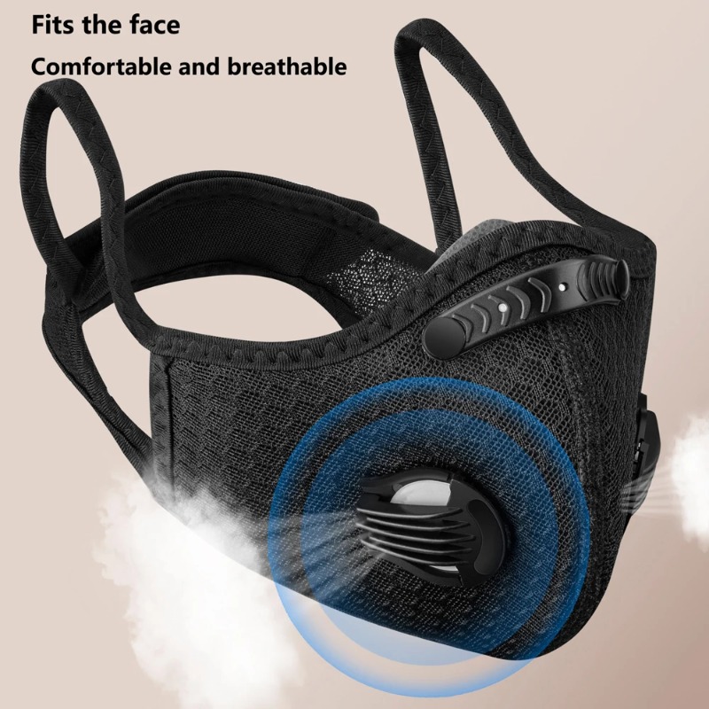 قناع وجه للدراجات، رياضي، قابل - مراجعة Anti Pollution Mask وسعره